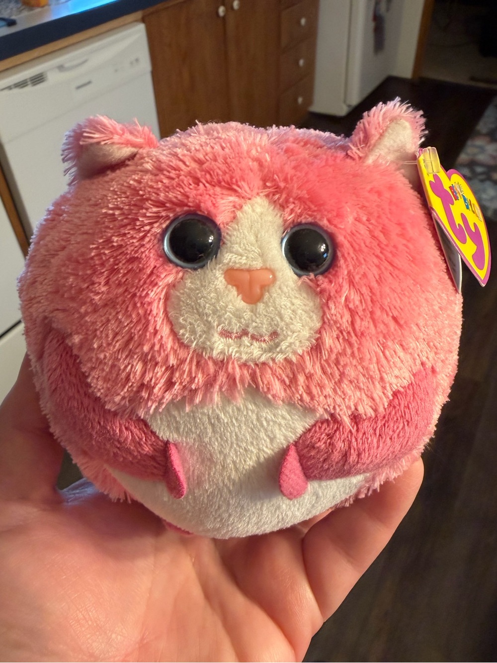 Ty Tumbles the cat Beanie Ballz NWT